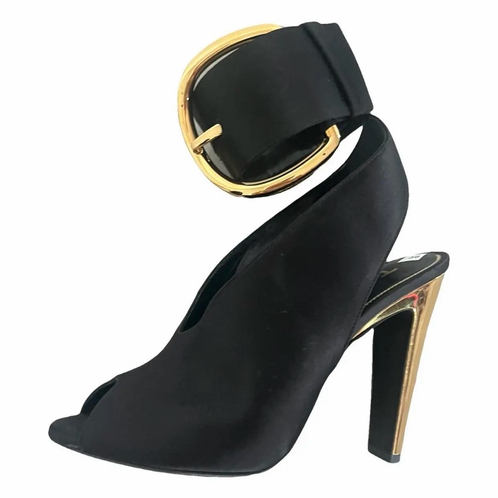 Tom Ford Black and Gold Heels